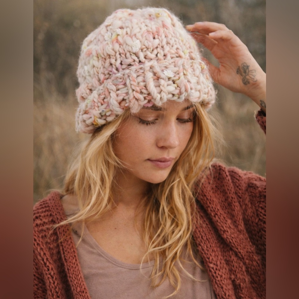 Free People Multicolor Knit Hat